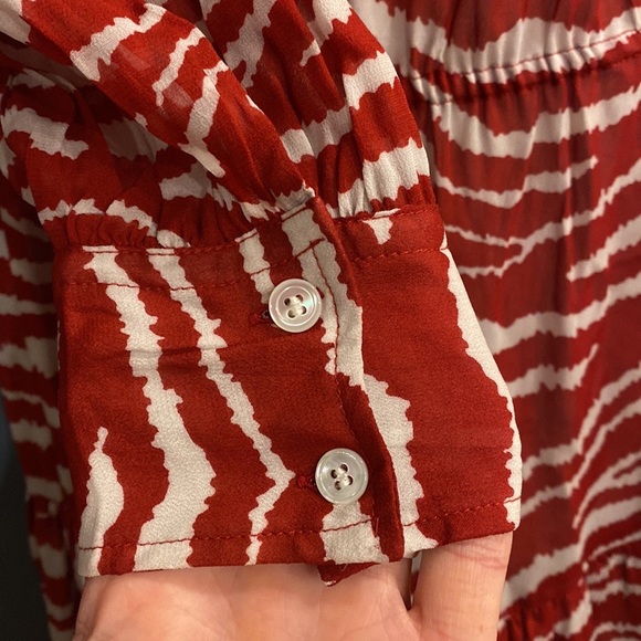 Isabel Marant Polyester Zebra Print Midi Dress - Picture 7 of 9